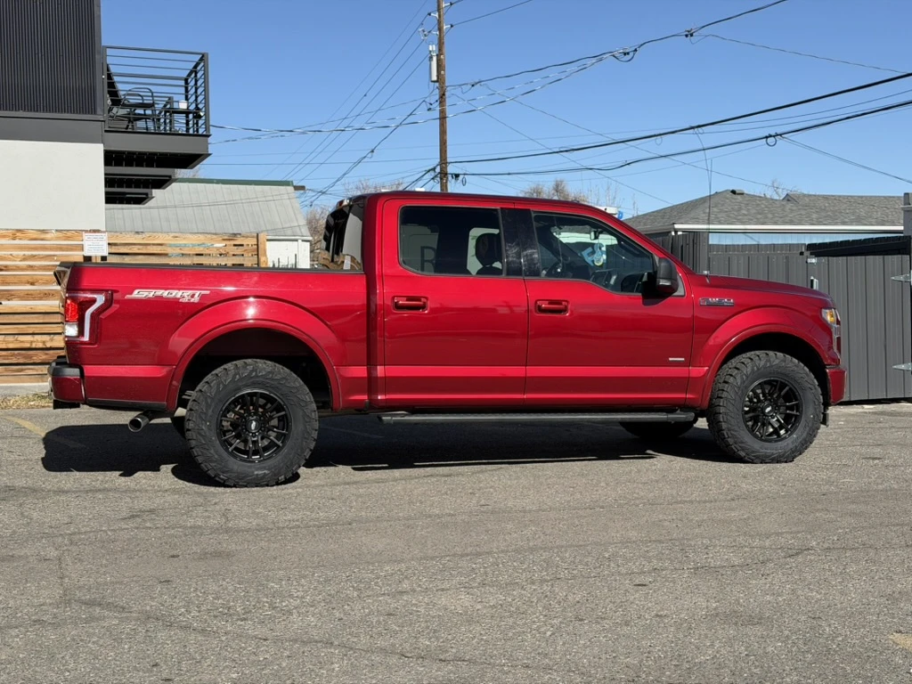 2017 Ford F-150 with AGP 306 Black Wheels