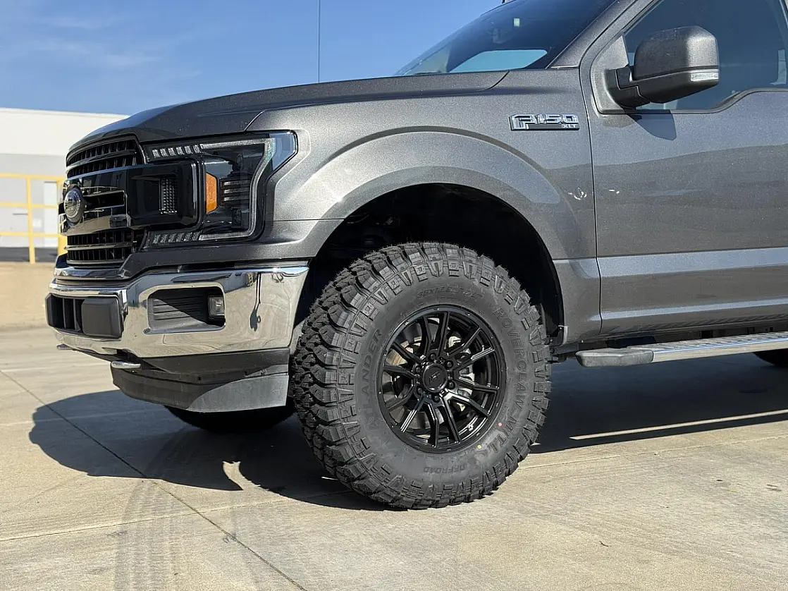 2022 Ford F-150 with AGP 306 Black Wheels