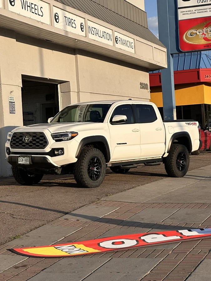 2023 Toyota Tacoma with AGP 306 Black Rims