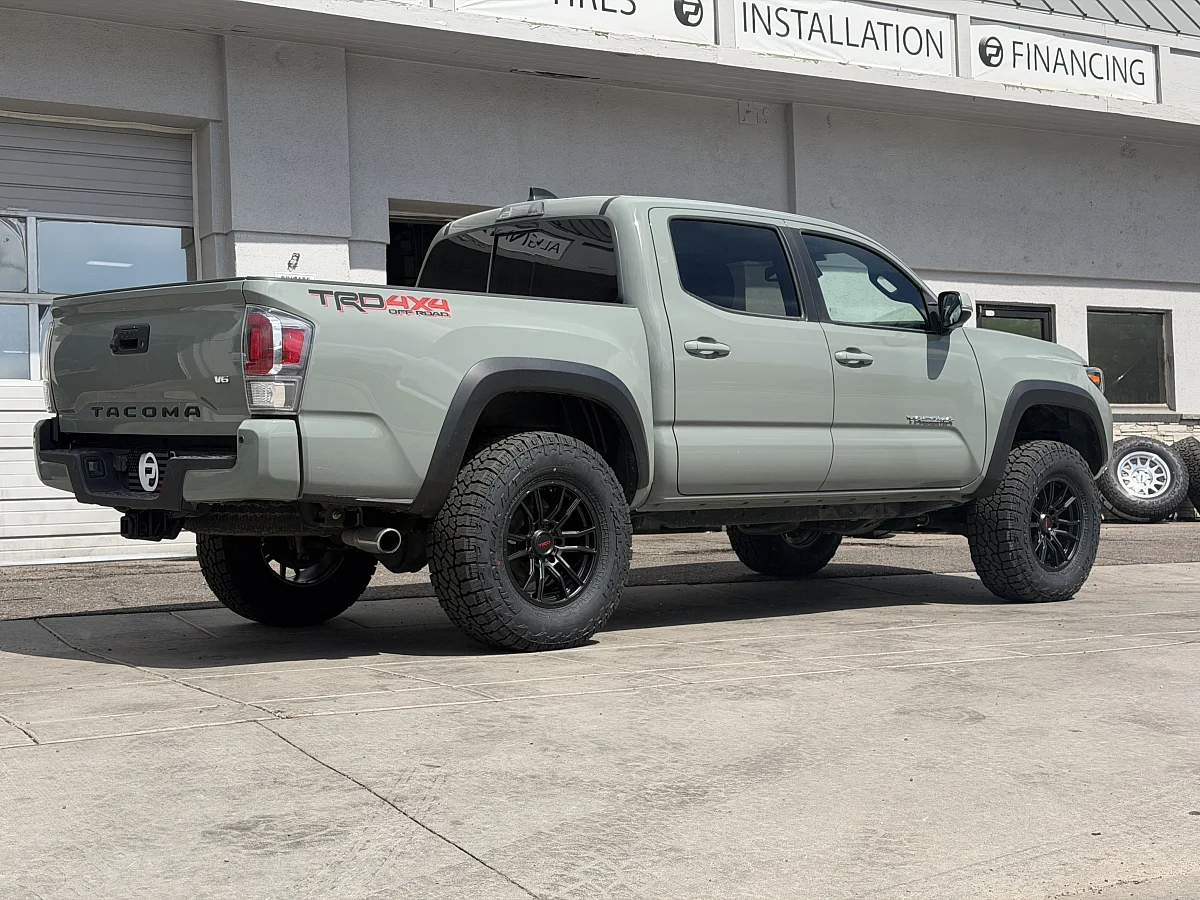 Black AGP 306 Rim on 2023 Toyota Tacoma