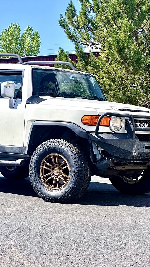 AGP 306 Bronze Rim on 2012 Toyota FJ Cruiser