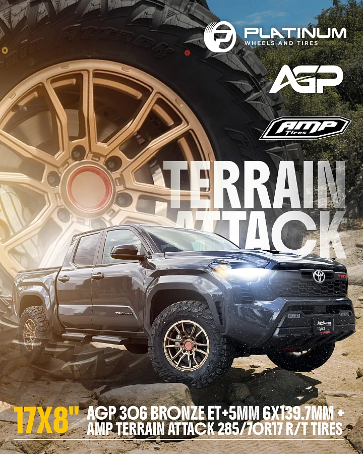 AGP 306 Bronze on 2026 Toyota Tacoma