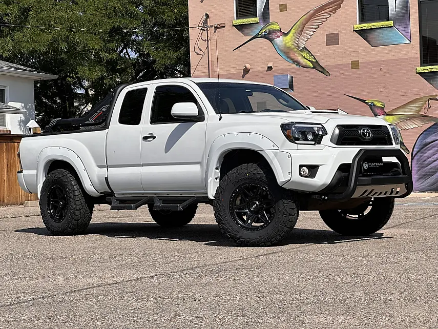 2015 Toyota Tacoma Fitted with Black AGP 307 Rims