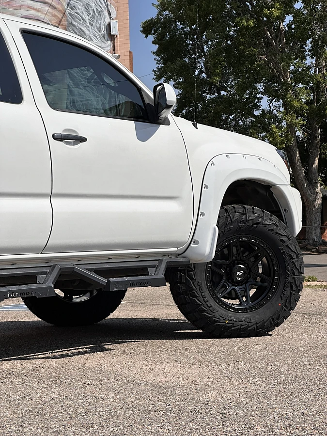 AGP 307 Black Aftermarket Wheel on 2015 Toyota Tacoma