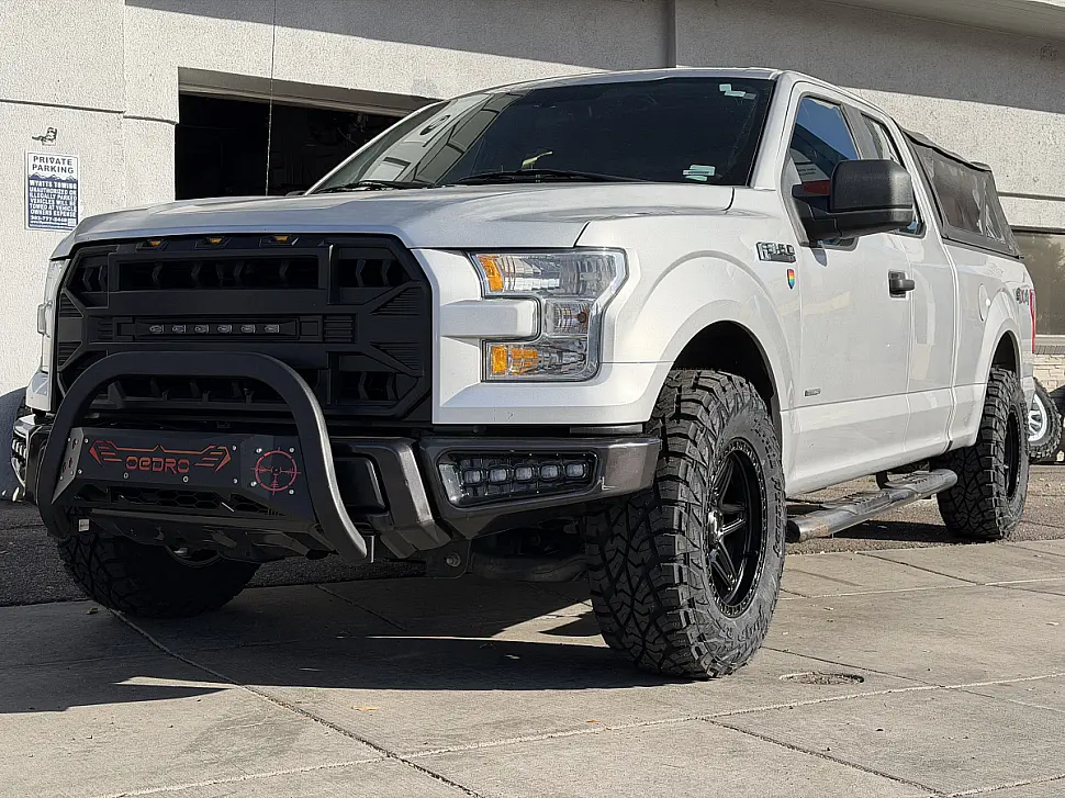 2018 Ford F-150 with AGP 307 Black Rims