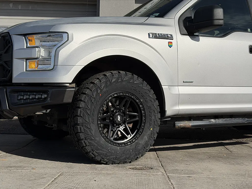 2018 Ford F-150 with AGP 307 Black Wheels