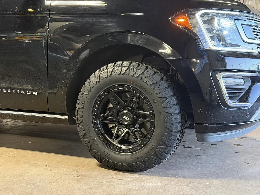 2020 Ford Expedition with AGP 307 Black Wheels