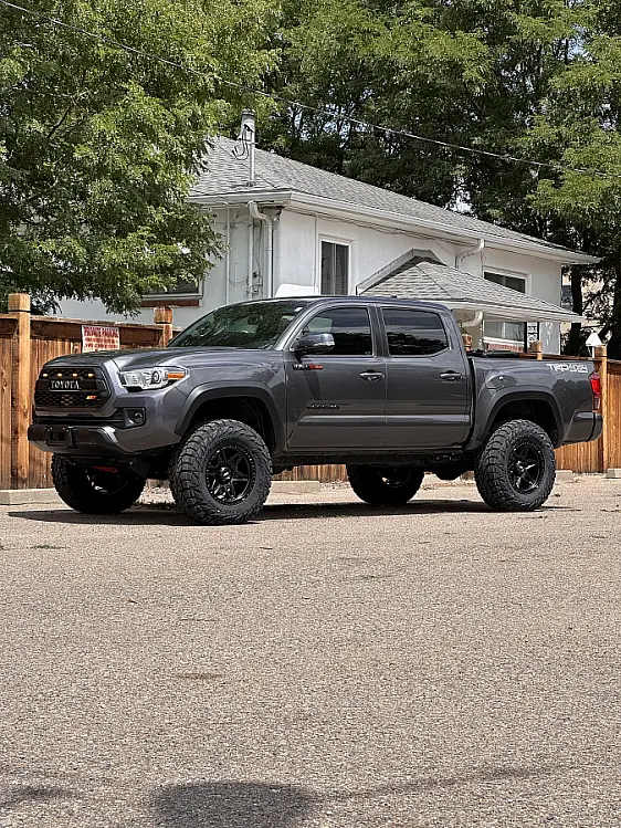 2024 Toyota Tacoma with Black AGP 307 Rims