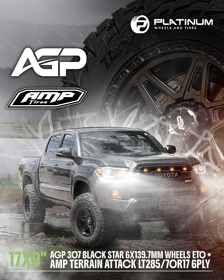 AGP 307 Black on 2024 Toyota Tacoma
