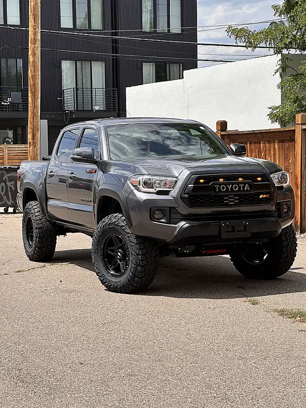 AGP Black 307 Wheel on 2024 Toyota Tacoma