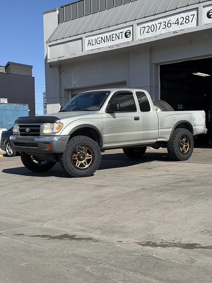 2002 Toyota Tacoma with AGP 307 Bronze Rims
