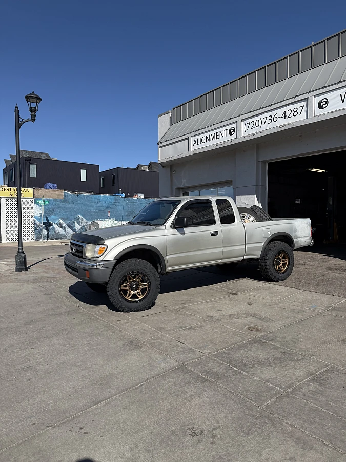 2002 Toyota Tacoma with AGP 307 Bronze Wheels