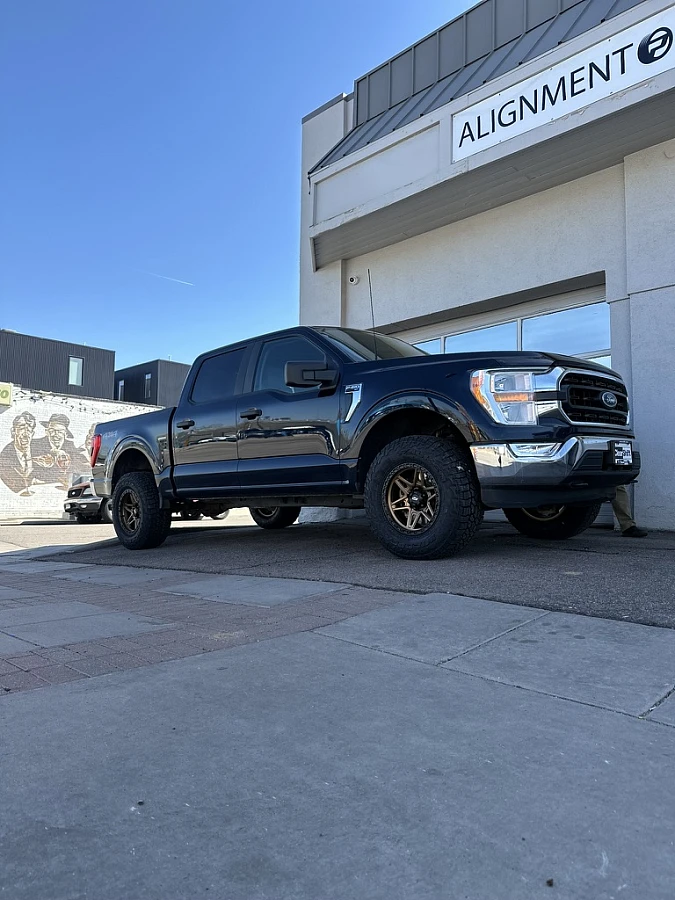 2025 Ford F-150 with AGP 307 Bronze Rims