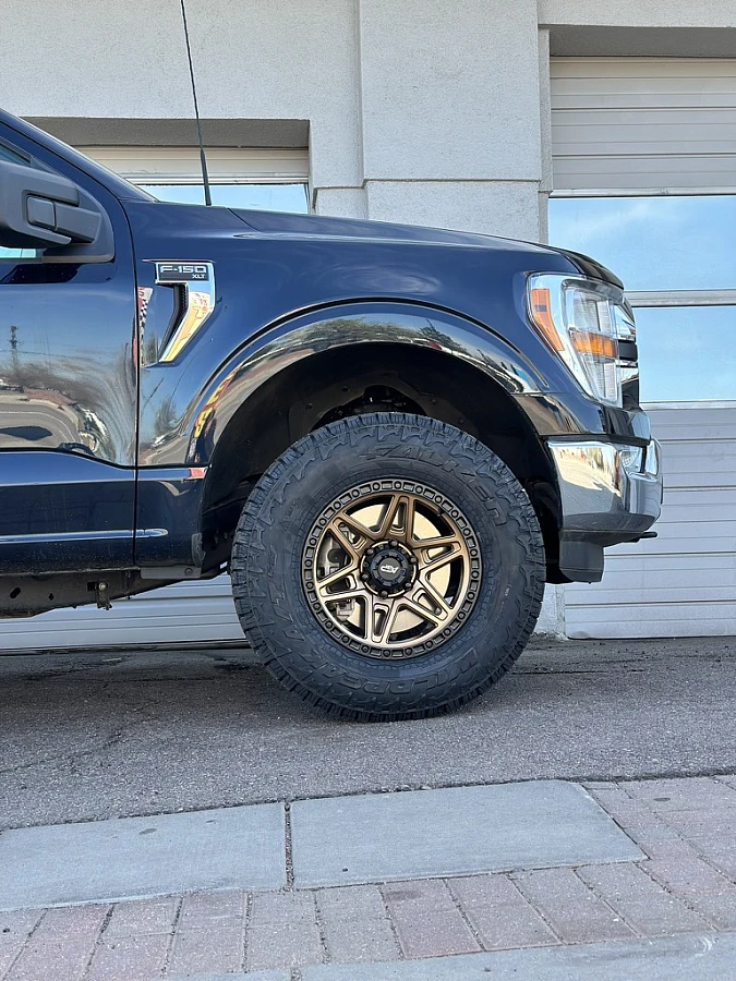 2025 Ford F-150 with AGP 307 Bronze Wheels