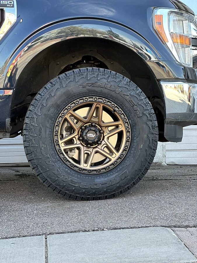 Bronze AGP 307 on 2025 Ford F-150