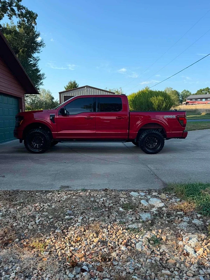 2025 Ford F-150 with AGP 310 Black Rims