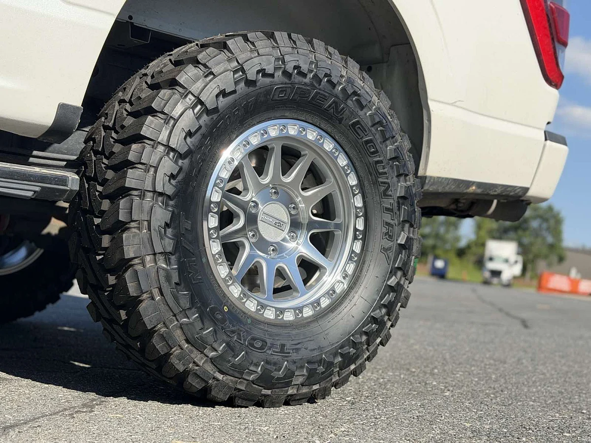 2026 Ford F-150 with AGP 310 Silver Machined Rims