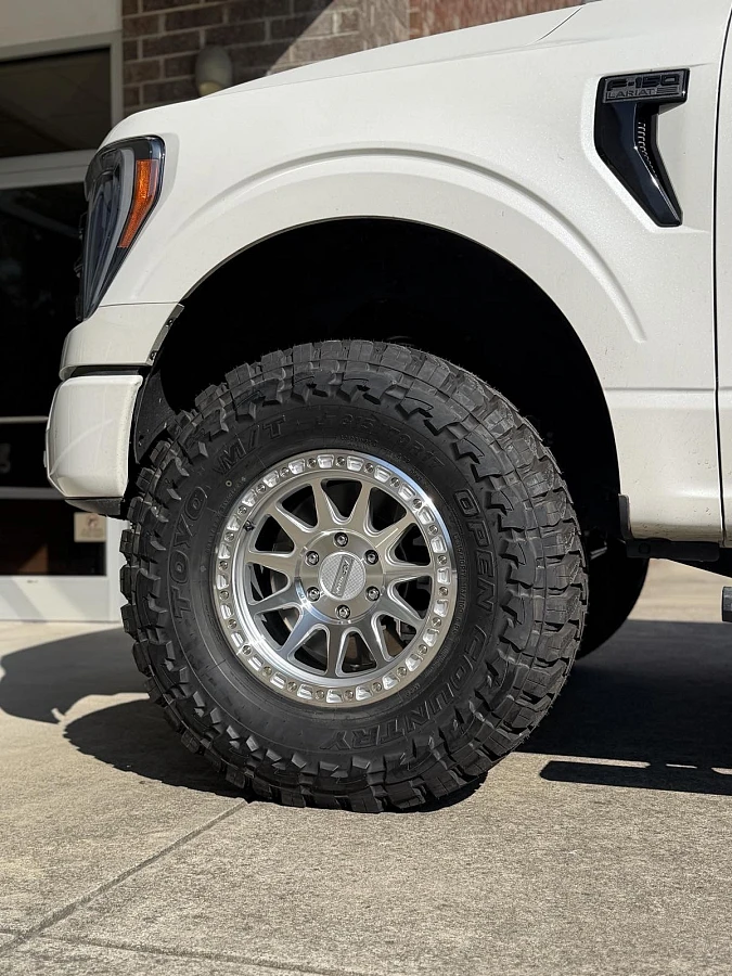 2026 Ford F-150 with Silver Machined AGP 310 Rims