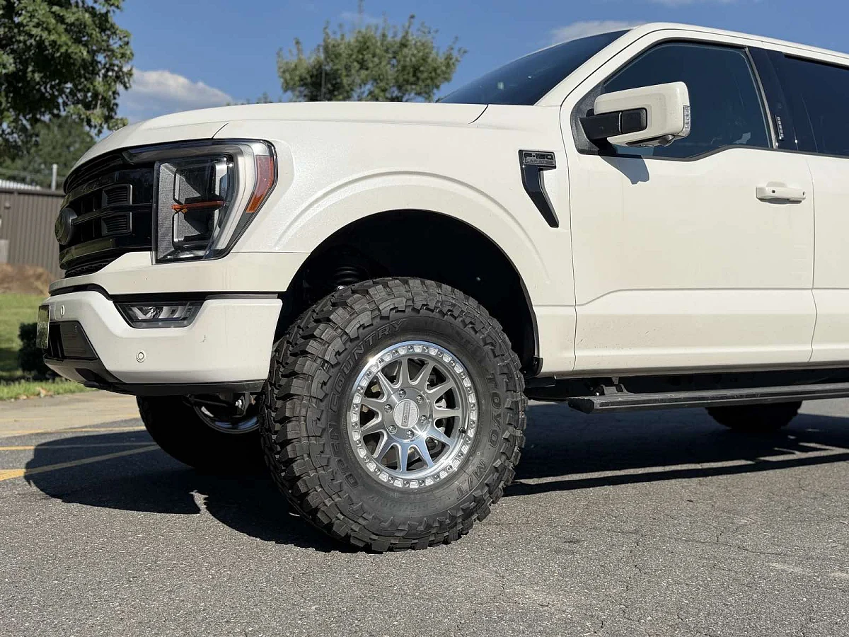 AGP Silver Machined 310 Wheel on 2026 Ford F-150