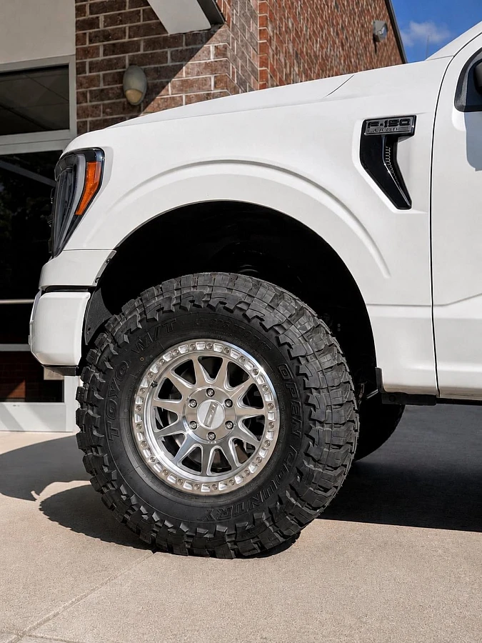 Silver Machined AGP 310 on 2026 Ford F-150