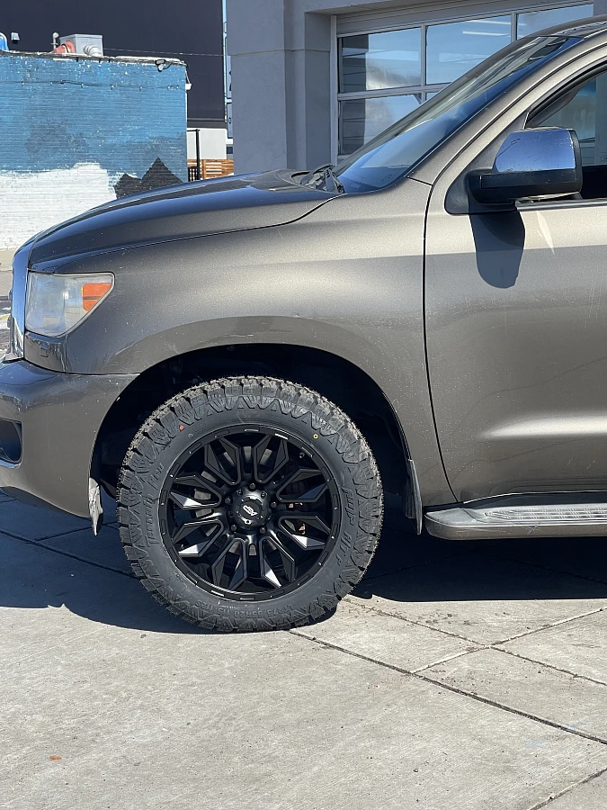 AGP Black HD304 Wheel on 2009 Toyota Sequoia