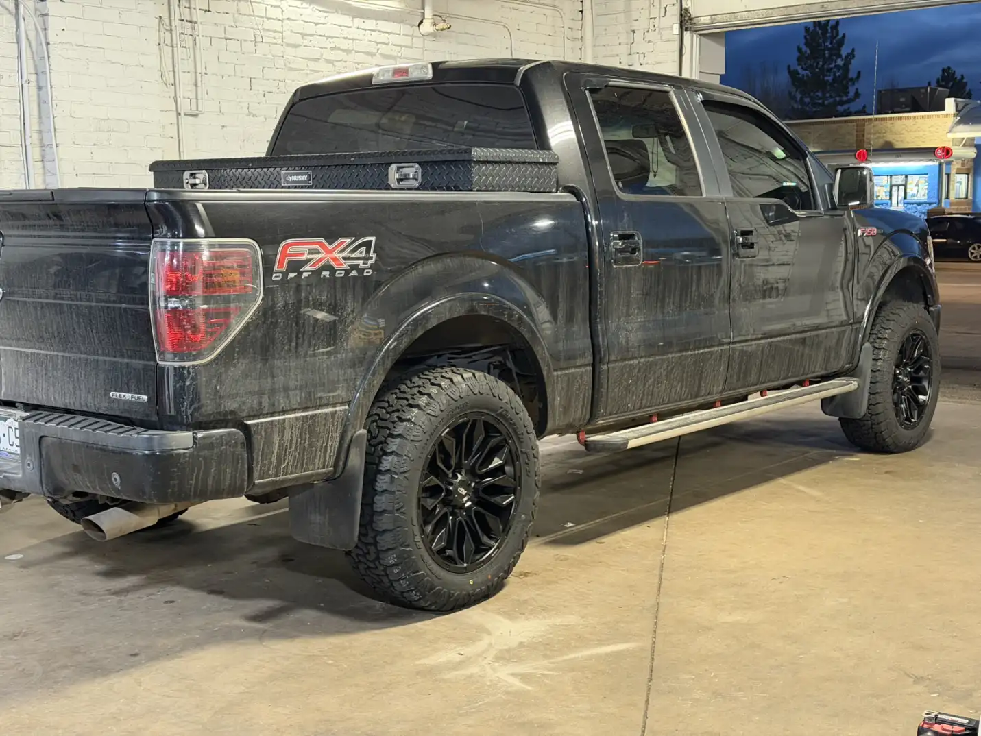 AGP HD304 Black Aftermarket Wheel on 2014 Ford F-150