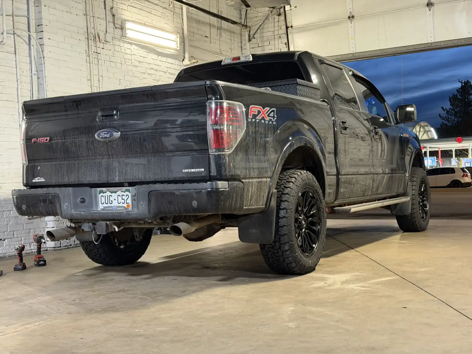 2014 Ford F-150 with Black AGP HD304 Rims