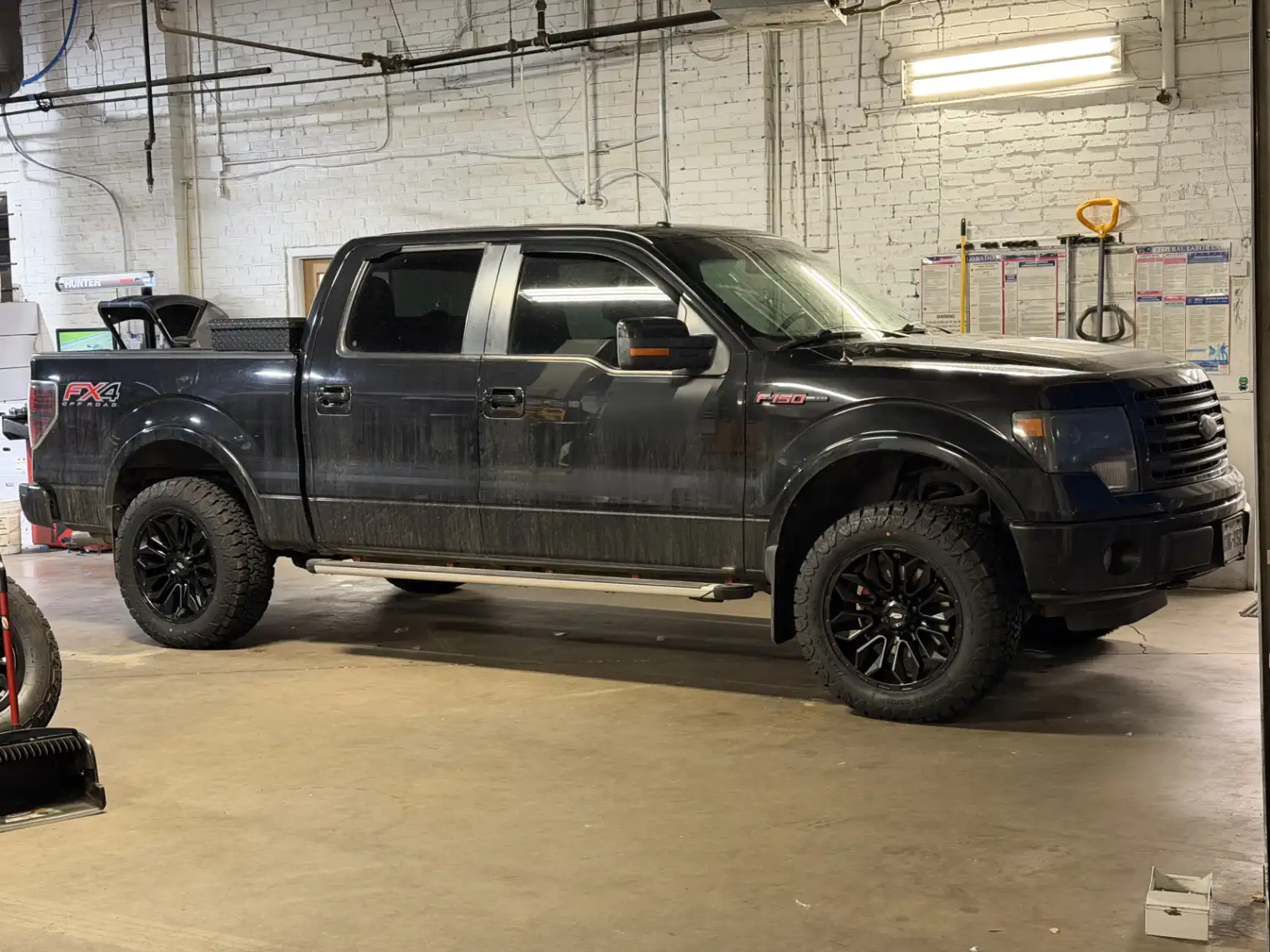 AGP HD304 Black Rim on 2014 Ford F-150