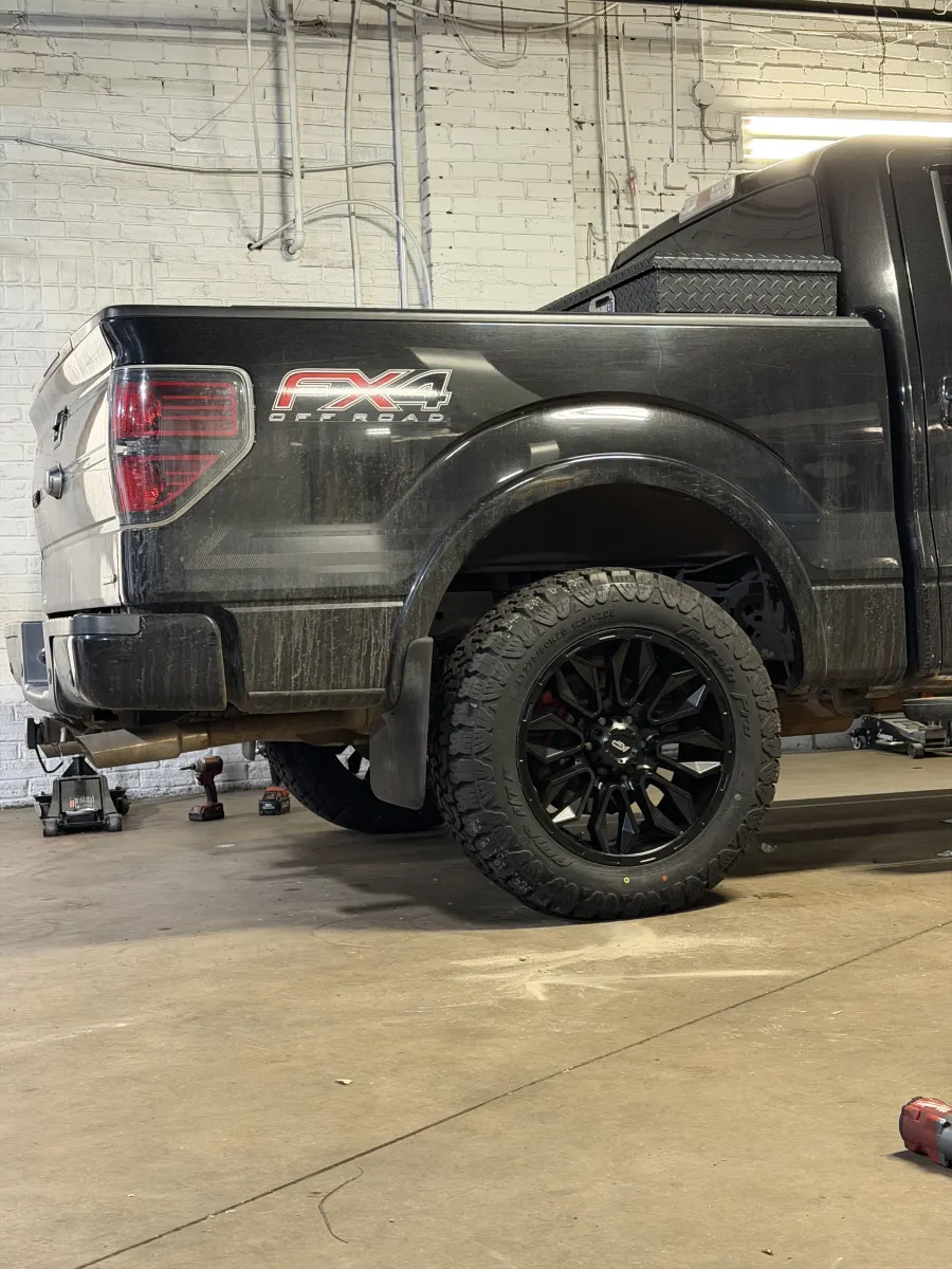 AGP Black HD304 Wheel on 2014 Ford F-150