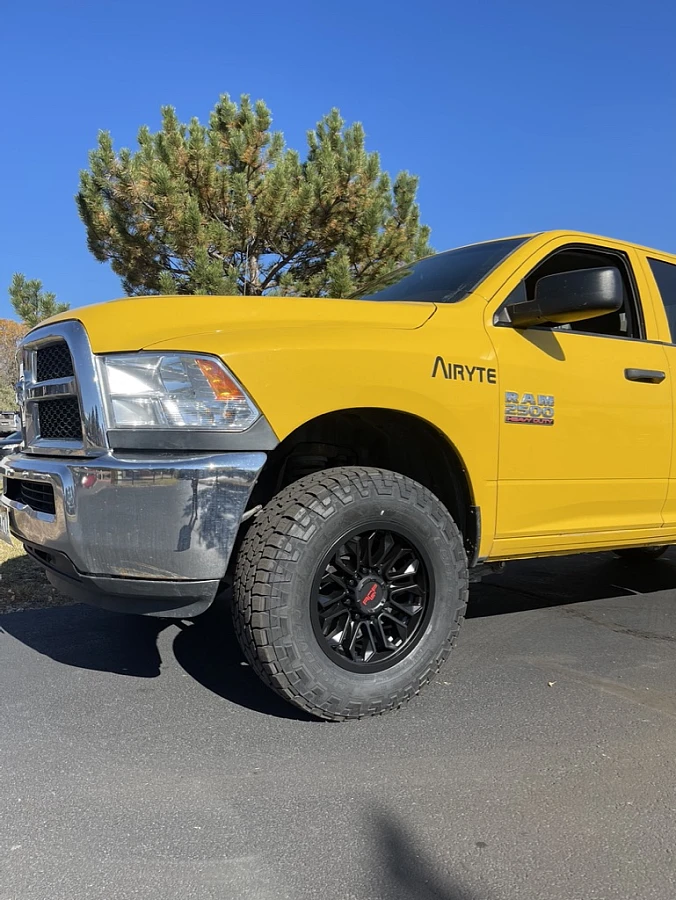 2015 RAM 2500 with AGP HD304 Black Wheels
