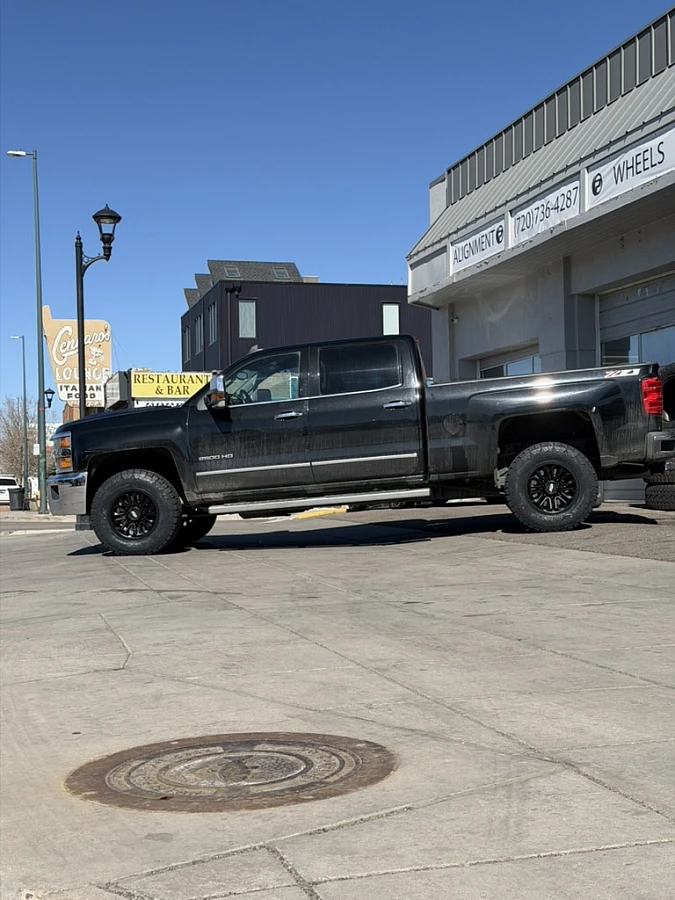 2017 Chevrolet Silverado 2500HD with AGP HD304 Black Wheels