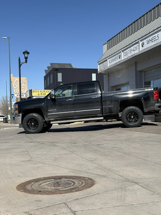 AGP HD304 Black Rim on 2017 Chevrolet Silverado 2500HD