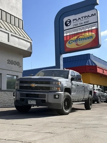2018 Chevrolet Silverado 2500HD AGP HD304 Black Wheel