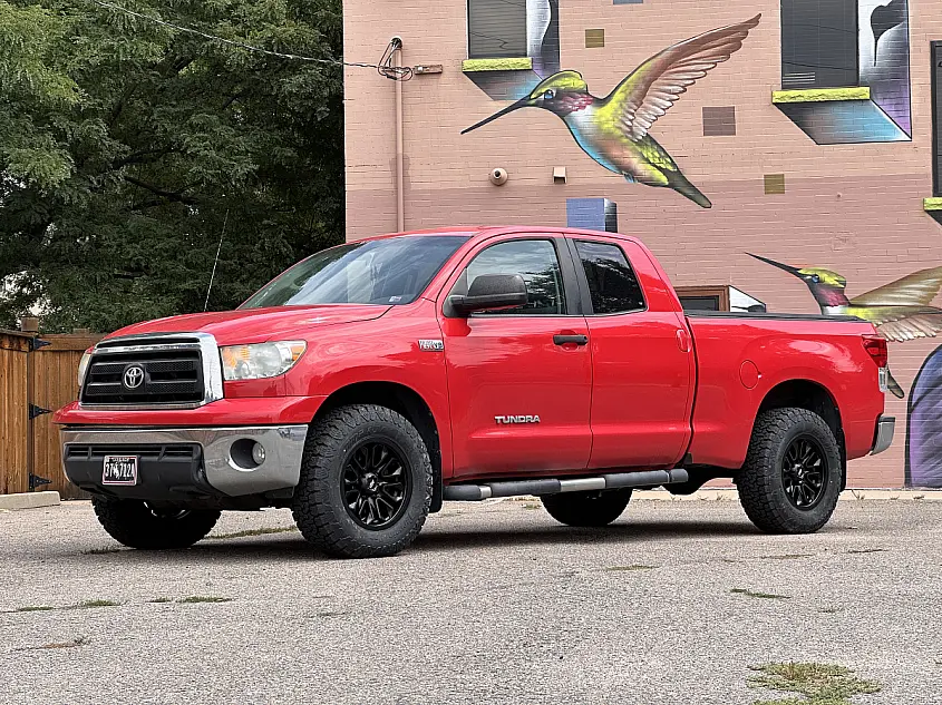 2018 Toyota Tundra with AGP HD304 Black Wheels