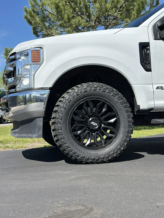 2019 Ford F-250 with AGP HD304 Black Rims