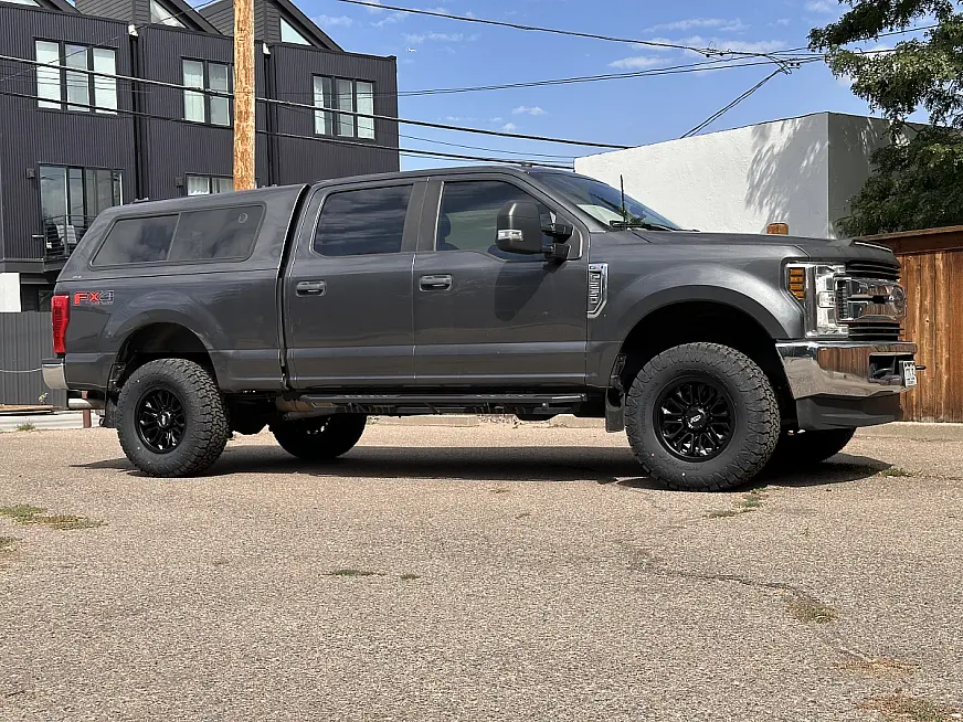 AGP HD304 Black Aftermarket Wheel on 2020 Ford F-250
