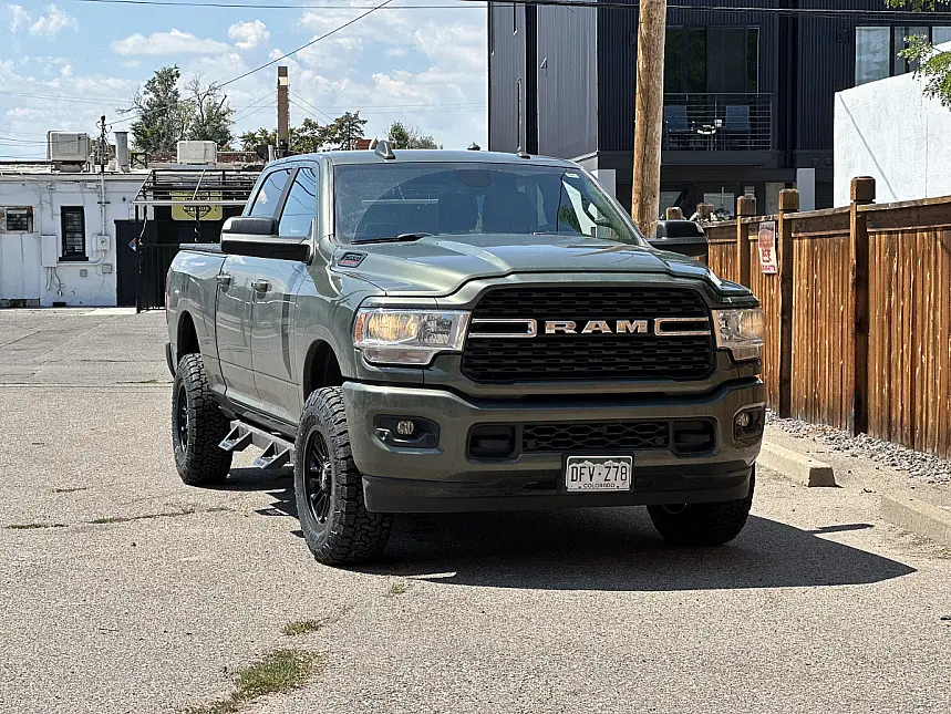 2023 RAM 2500 with AGP HD304 Black Wheels