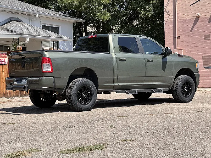 AGP Black HD304 Wheel on 2023 RAM 2500