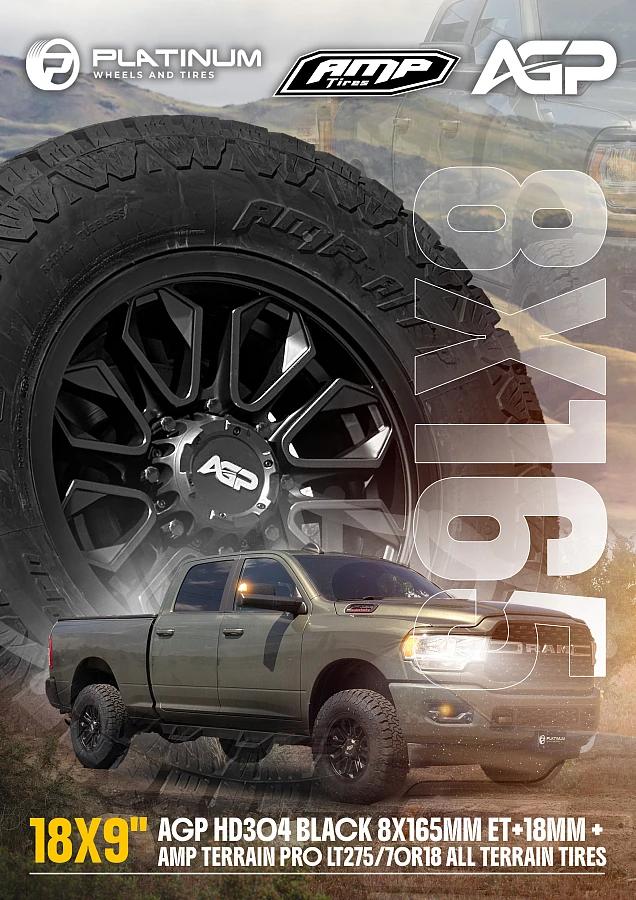 AGP HD304 Black on 2023 RAM 2500