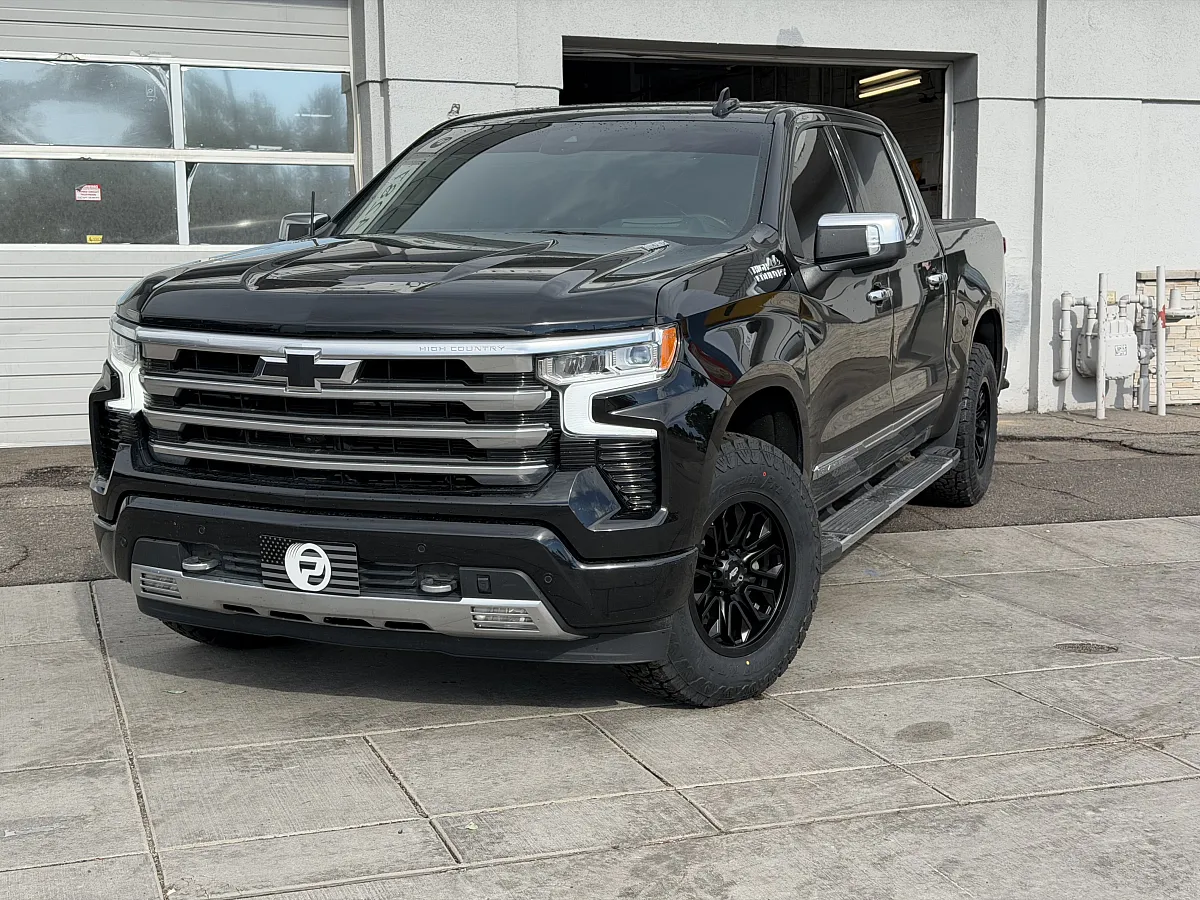 2024 Chevrolet Silverado 1500 with AGP HD304 Black Wheels