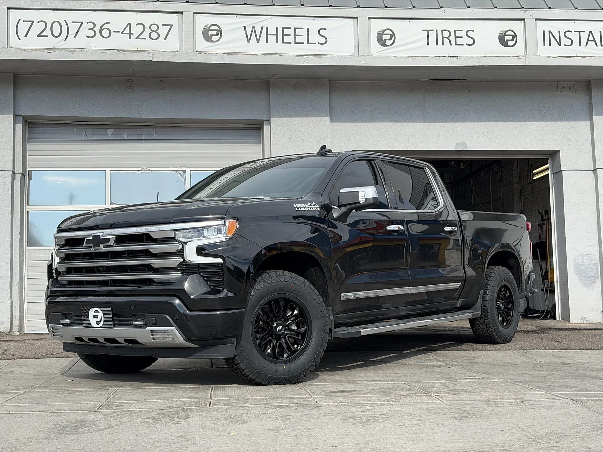 2024 Chevrolet Silverado 1500 with Black AGP HD304 Rims