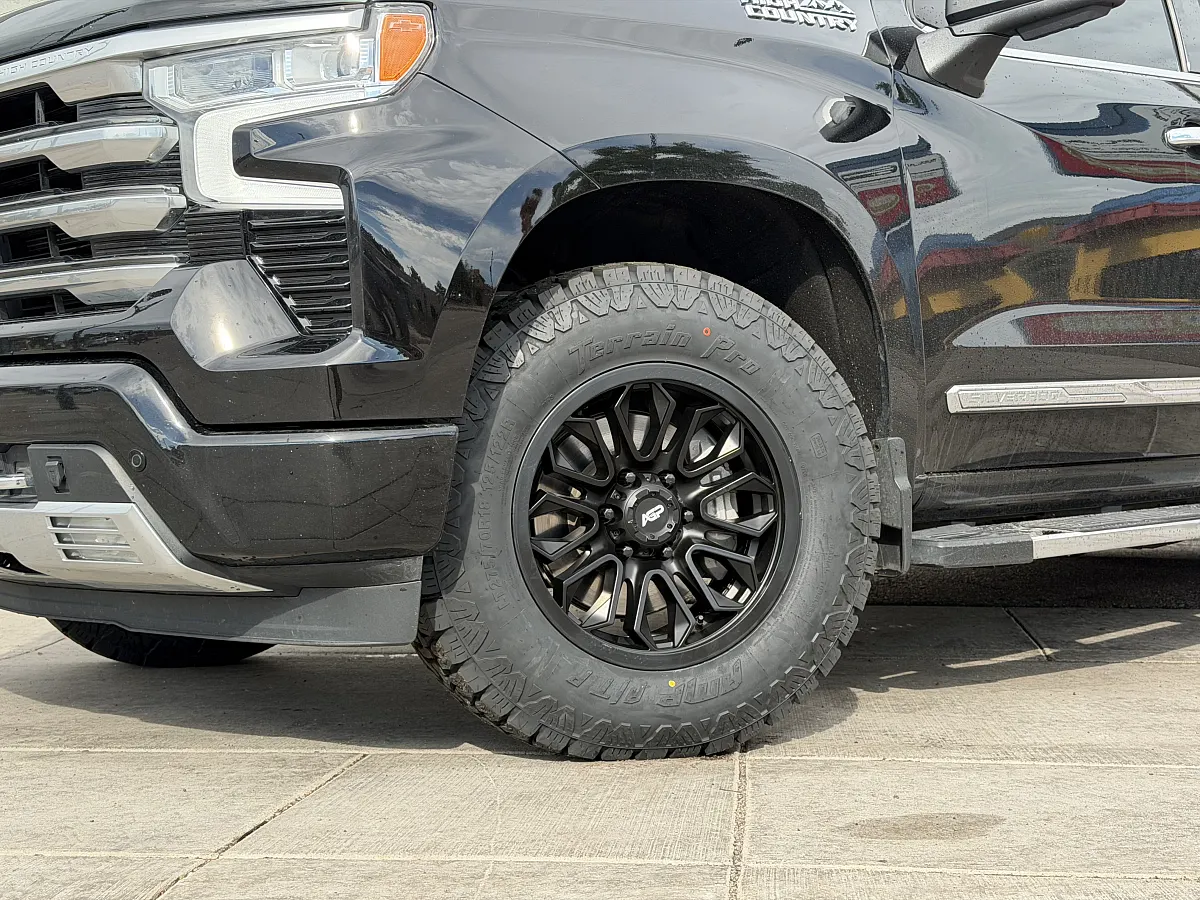 2024 Chevrolet Silverado 1500 with AGP HD304 Black Rims