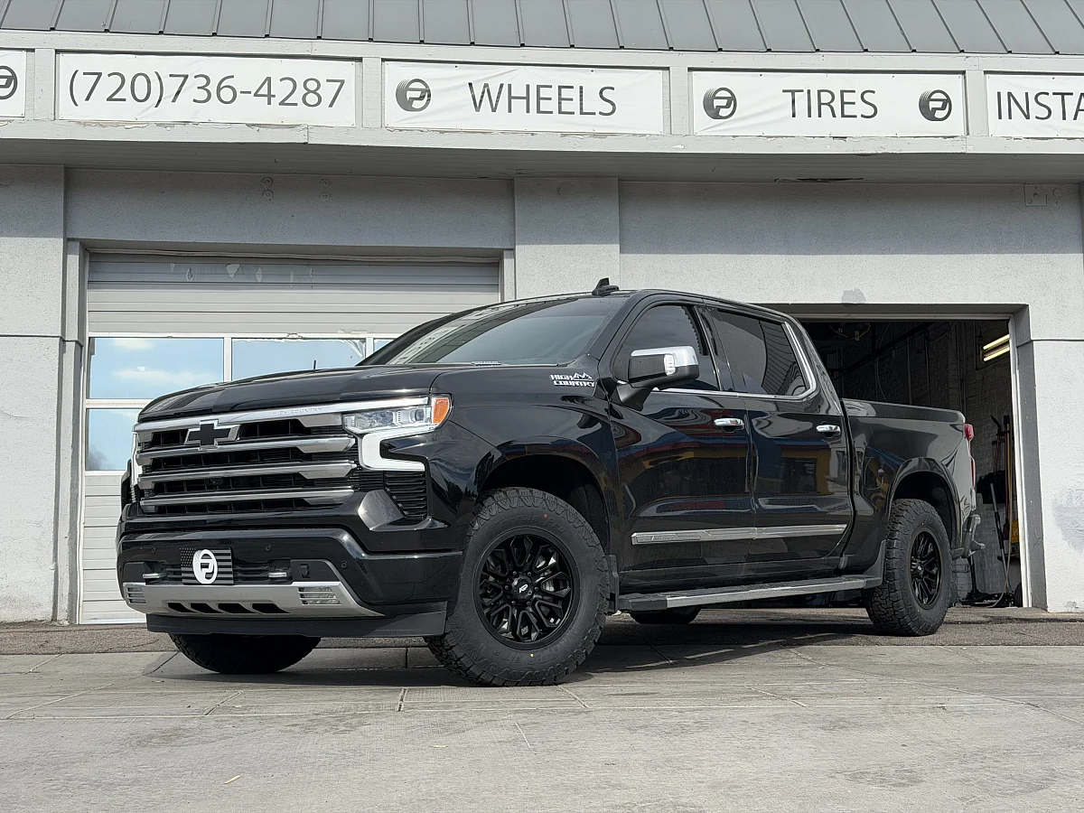 AGP Black HD304 Wheel on 2024 Chevrolet Silverado 1500