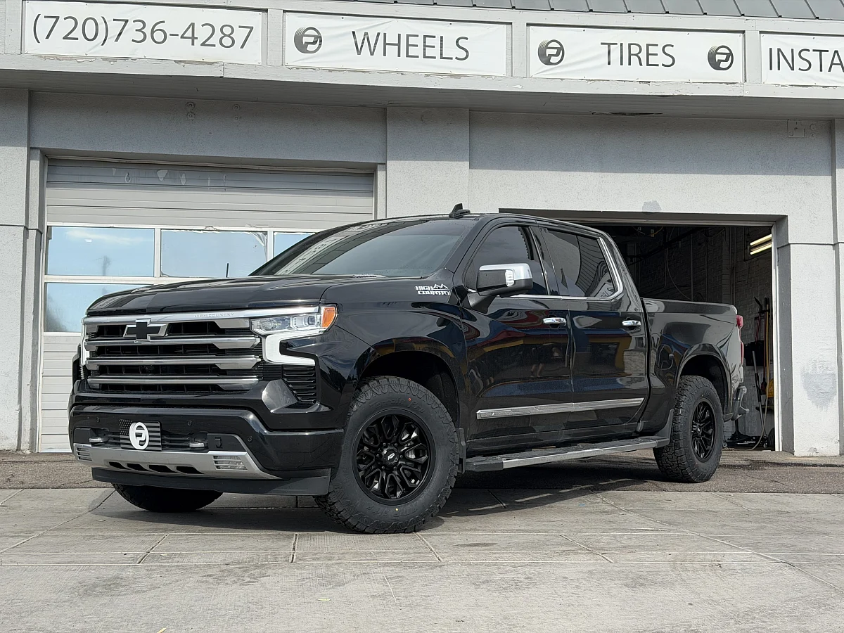 AGP HD304 Black Rim on 2024 Chevrolet Silverado 1500