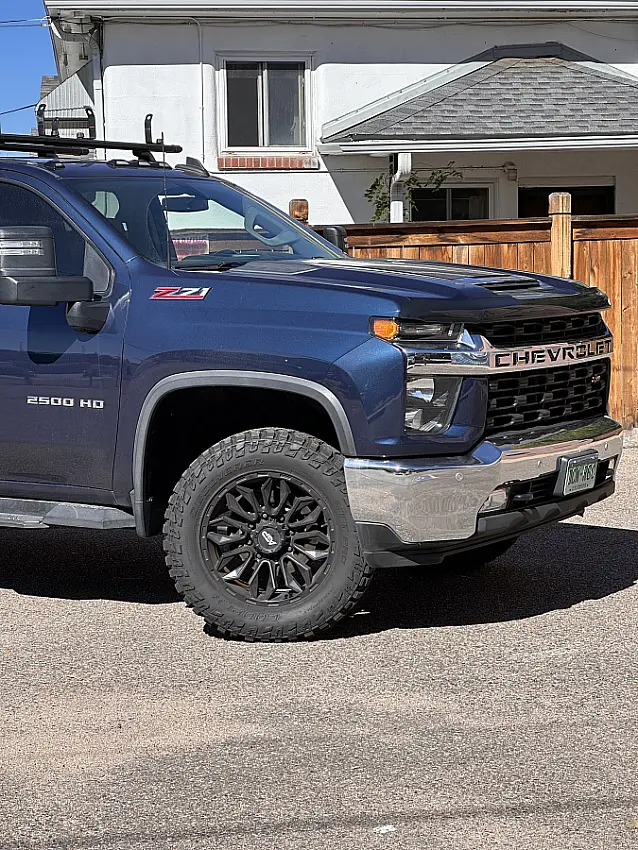 2024 Chevrolet Silverado 2500HD with AGP HD304 Black Wheels