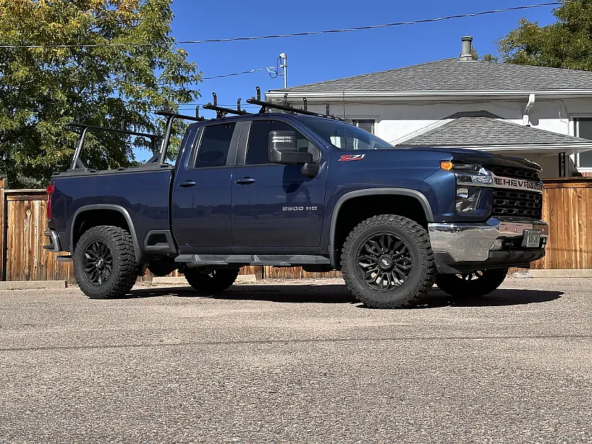 2024 Chevrolet Silverado 2500HD with Black AGP HD304 Rims