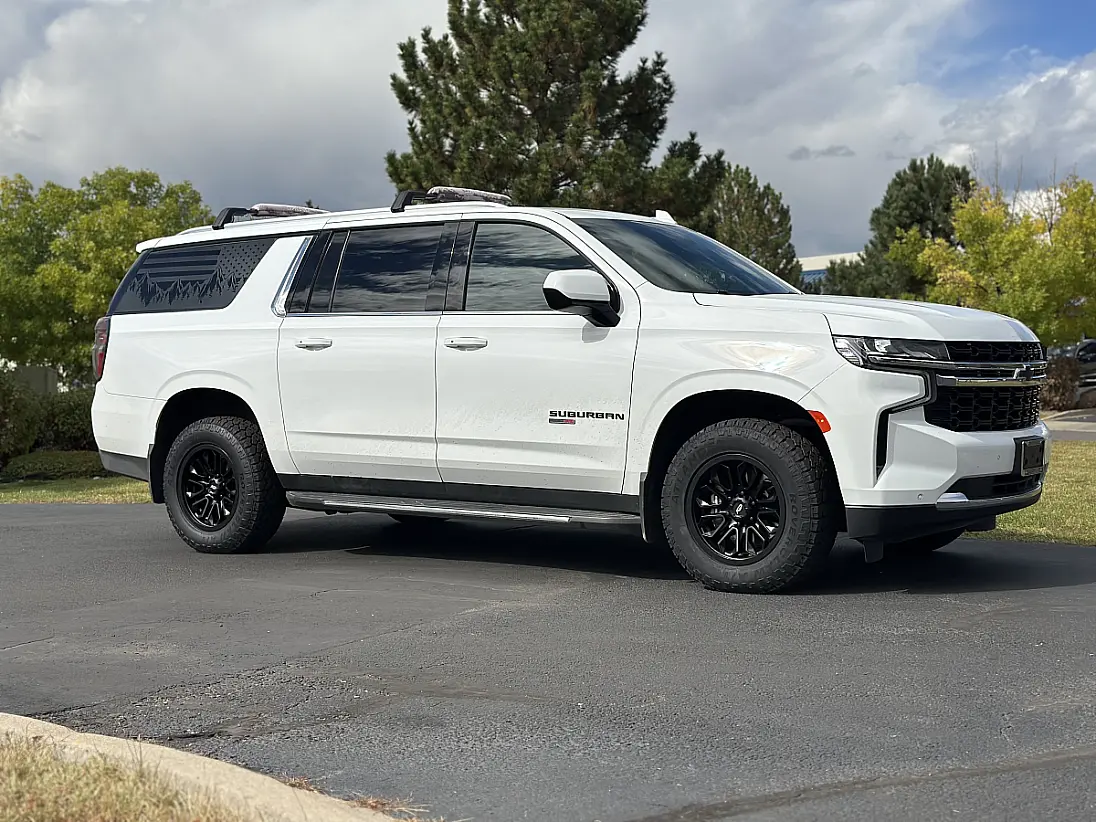 2024 Chevrolet Suburban with AGP HD304 Black Rims