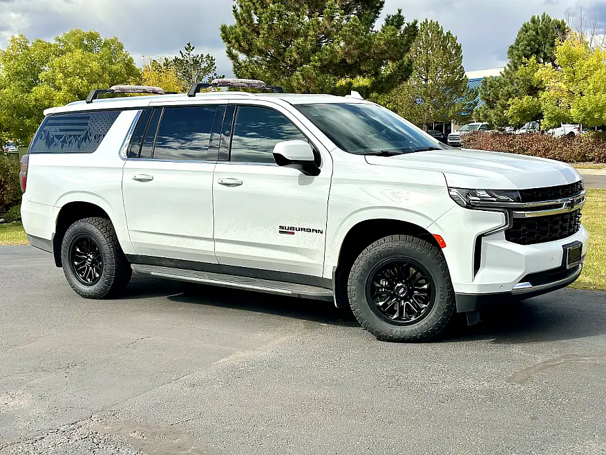 AGP HD304 Black Aftermarket Wheel on 2024 Chevrolet Suburban
