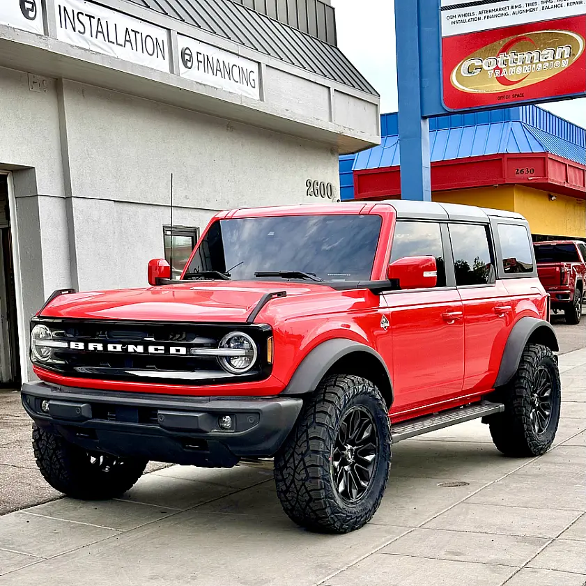 2024 Ford Bronco with AGP HD304 Black Wheels