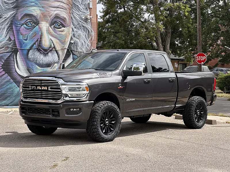 2024 RAM 2500 with AGP HD304 Black Rims